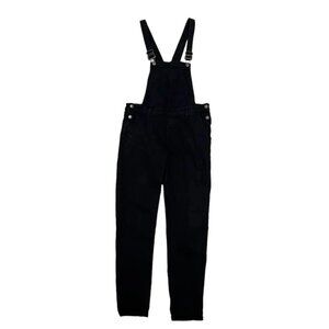Sampson & Taylor overalls women's M black denim cotton blend